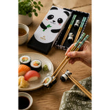 Tokyo Design Panda Chopstick with Rest 4 Pieces Set