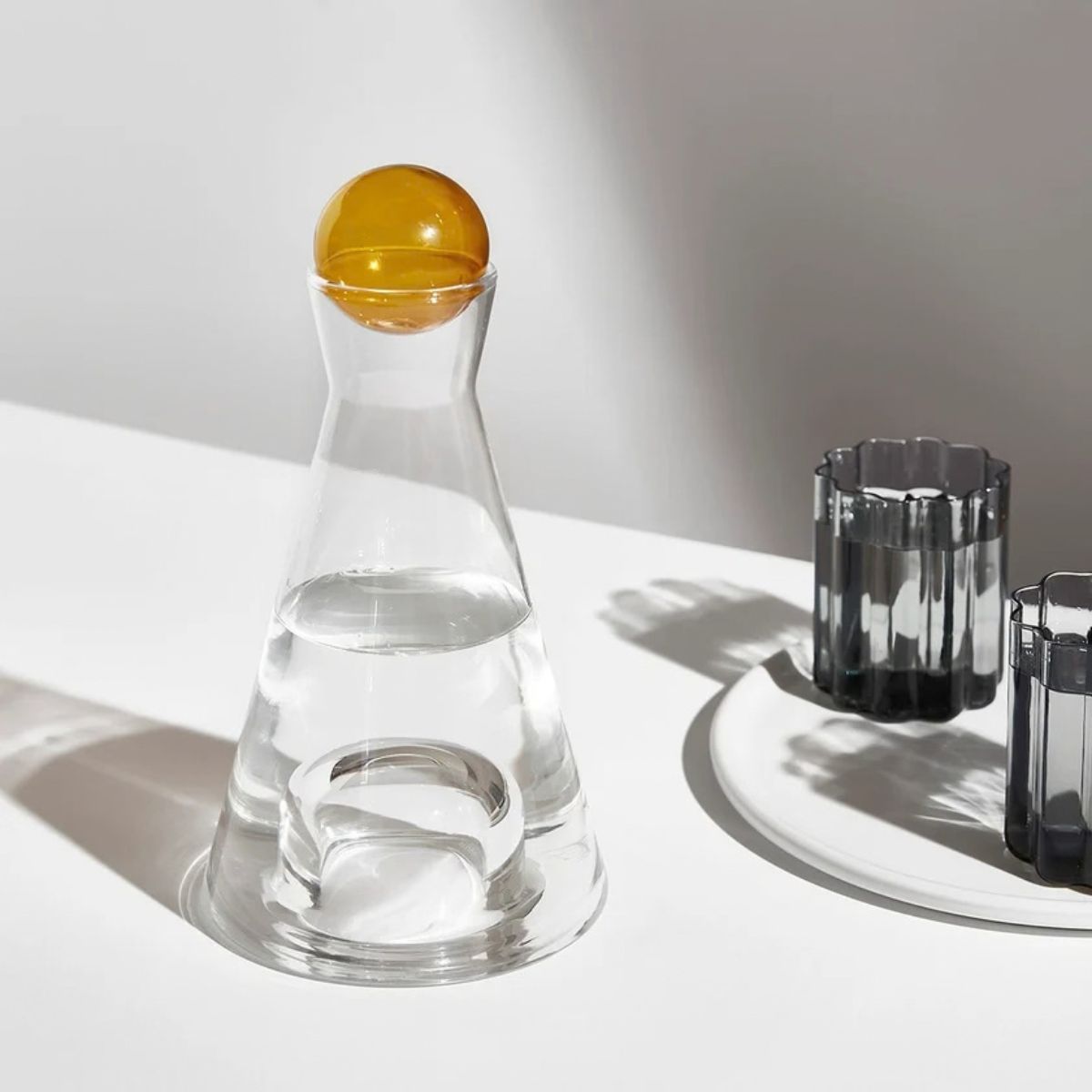 Fazeek Vice Versa Carafe Clear Amber 1.4L