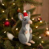 Gifted Hands Beau the Bilby Felt Christmas Decoration