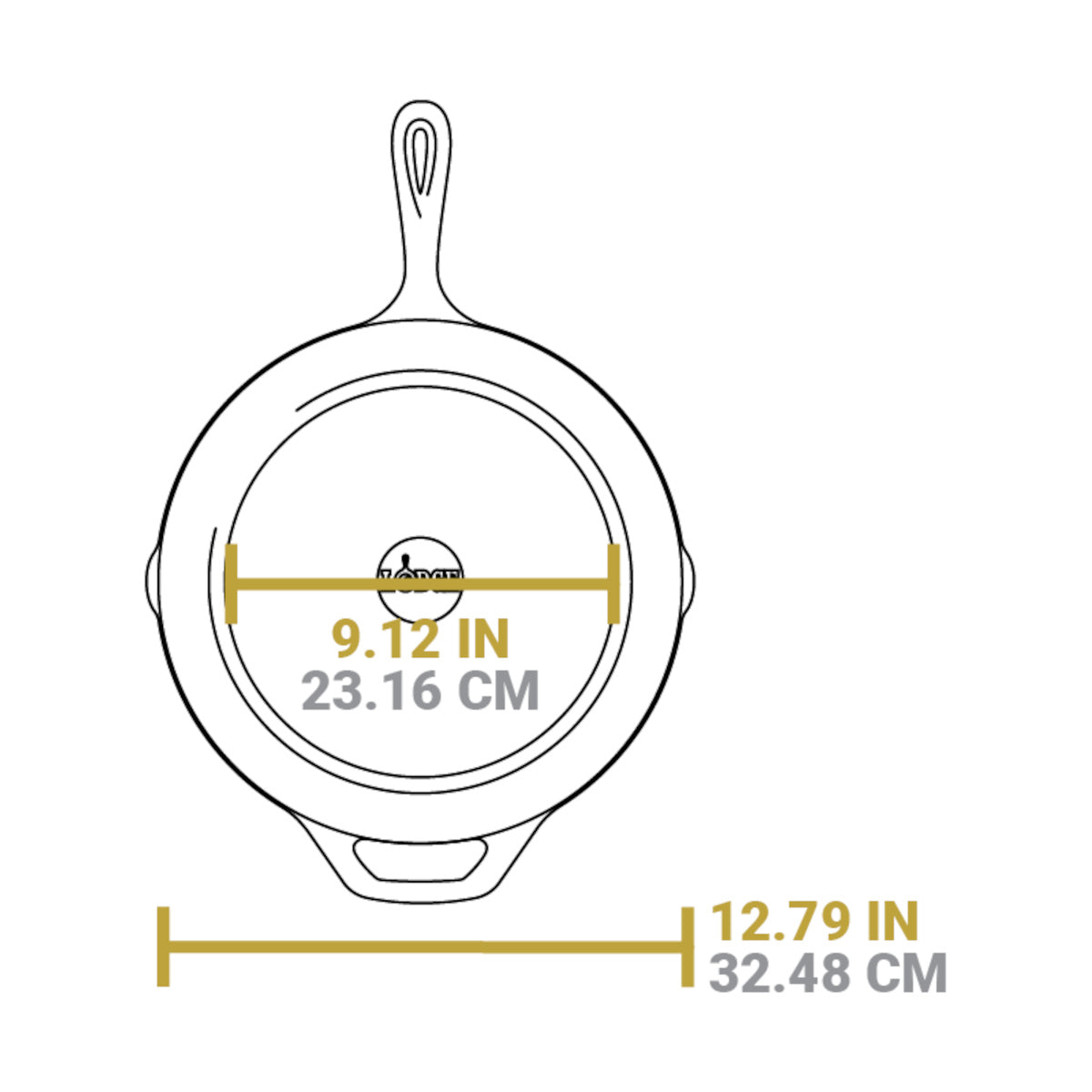 Lodge Chef's Skillet Set 3 Piece | Minimax
