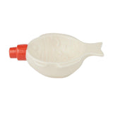 Assemble Shoyu-Tai Ceramic Bowl Ivory/Red 14x8x5cm | Minimax