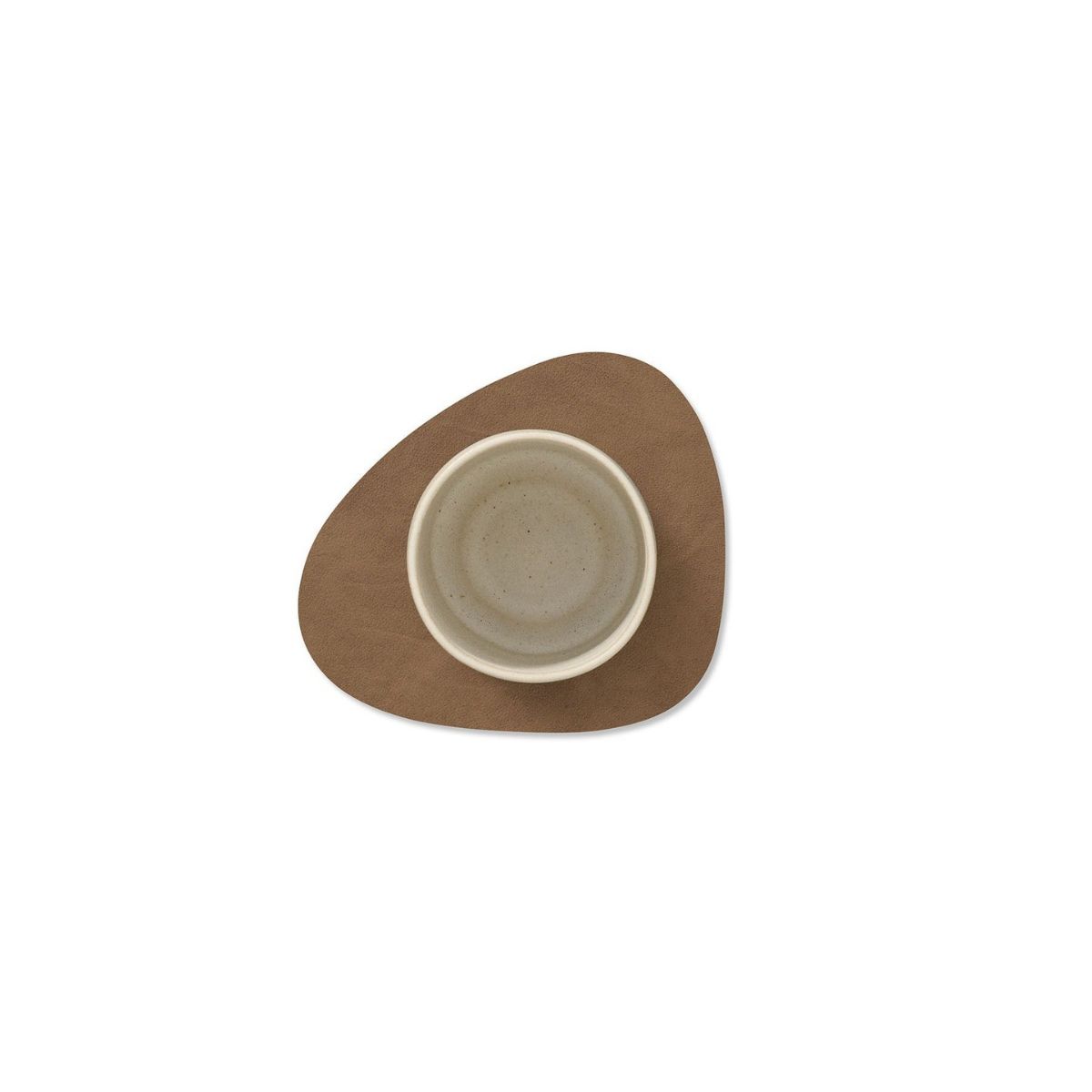 Lind DNA Curve Coaster Brown 11 × 13cm
