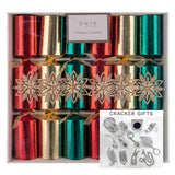 Pure Christmas Platinum Cracker 36cm (Set of 6) | Minimax