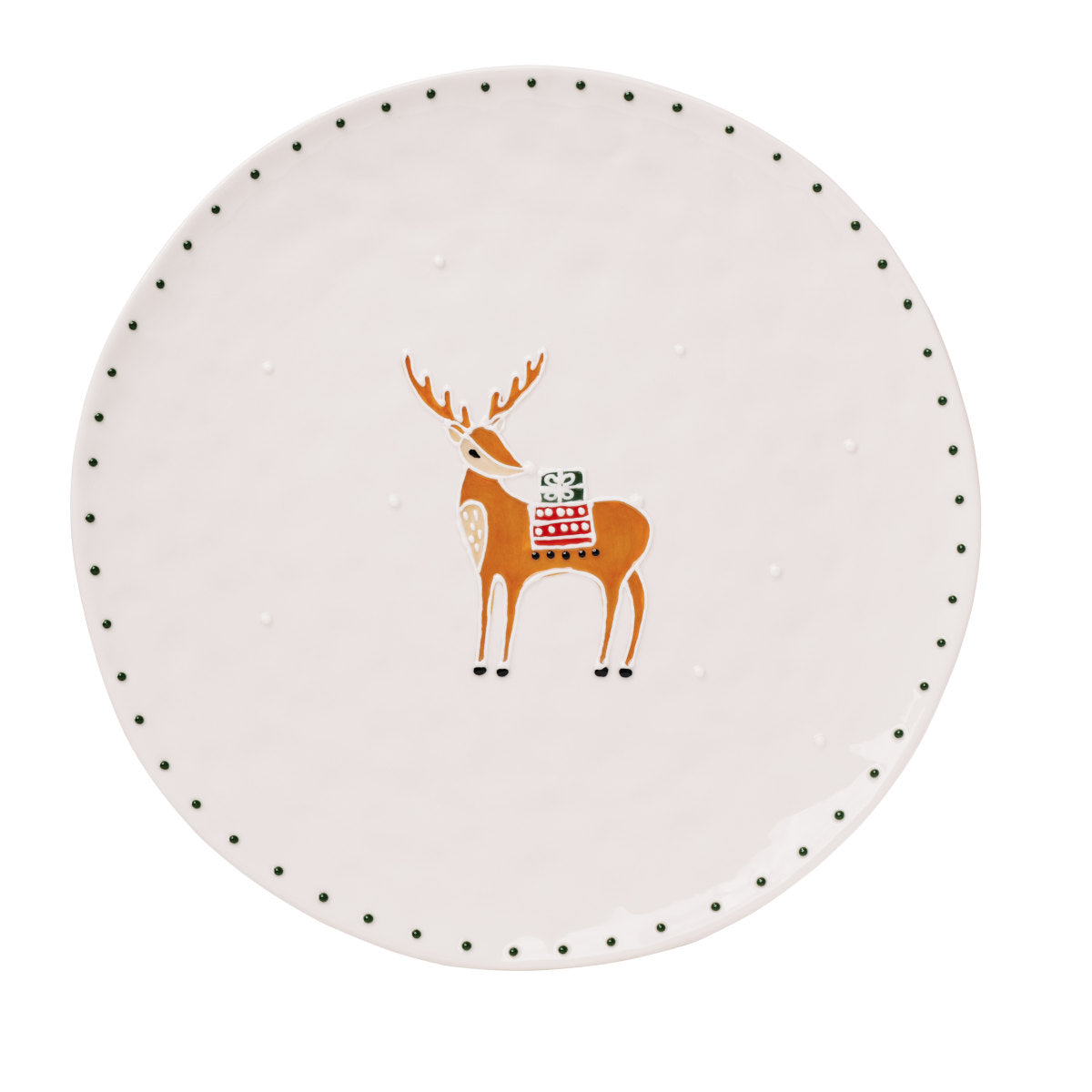 Noel Festive Reindeer Plate 28cm | Minimax