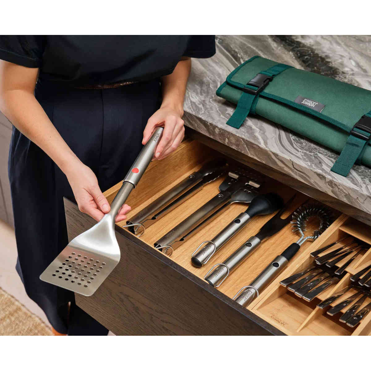Joseph Joseph GrillOut™ 4-Piece Stainless-Steel BBQ Utensil Set with Storage Case | Minimax