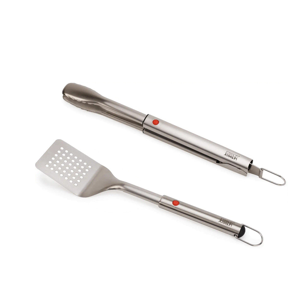 Joseph Joseph GrillOut™ Stainless-Steel BBQ Turner & Tongs Set 2-Piece | Minimax