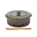 Assemble Loire Ceramic Brie Baker Olive 13.5x 16x 7.5cm | Minimax