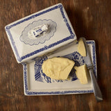 The Fine Cheese Co. Ceramic Butter Dish | Minimax - with butter