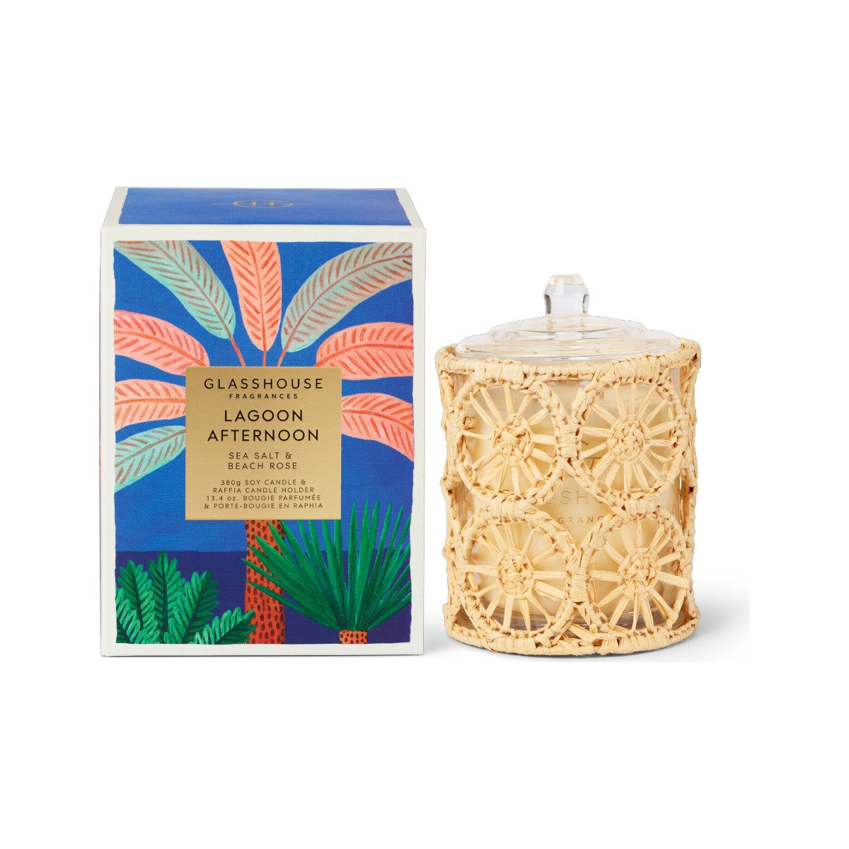 Glasshouse Fragrances Lagoon Afternoon Candle 380g Limited Edition | Minimax