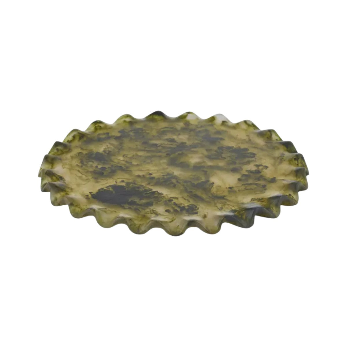 Assemble Ruby Resin Platter Pesto 28cm | Minimax