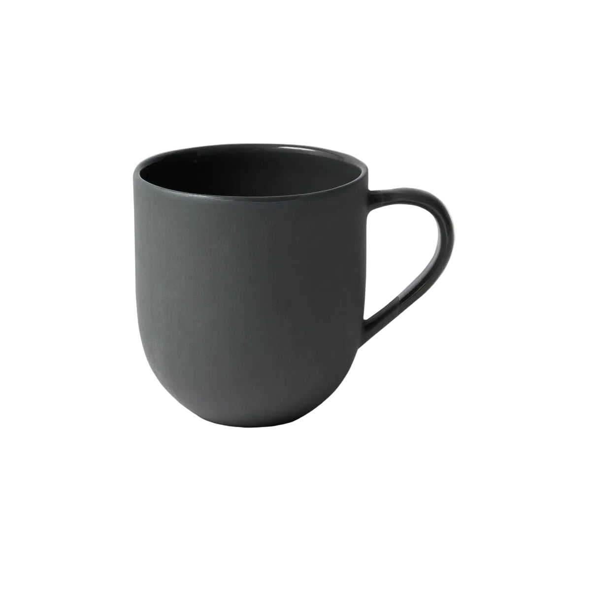 Mud Australia Round Mug 400ml in Slate ceramic