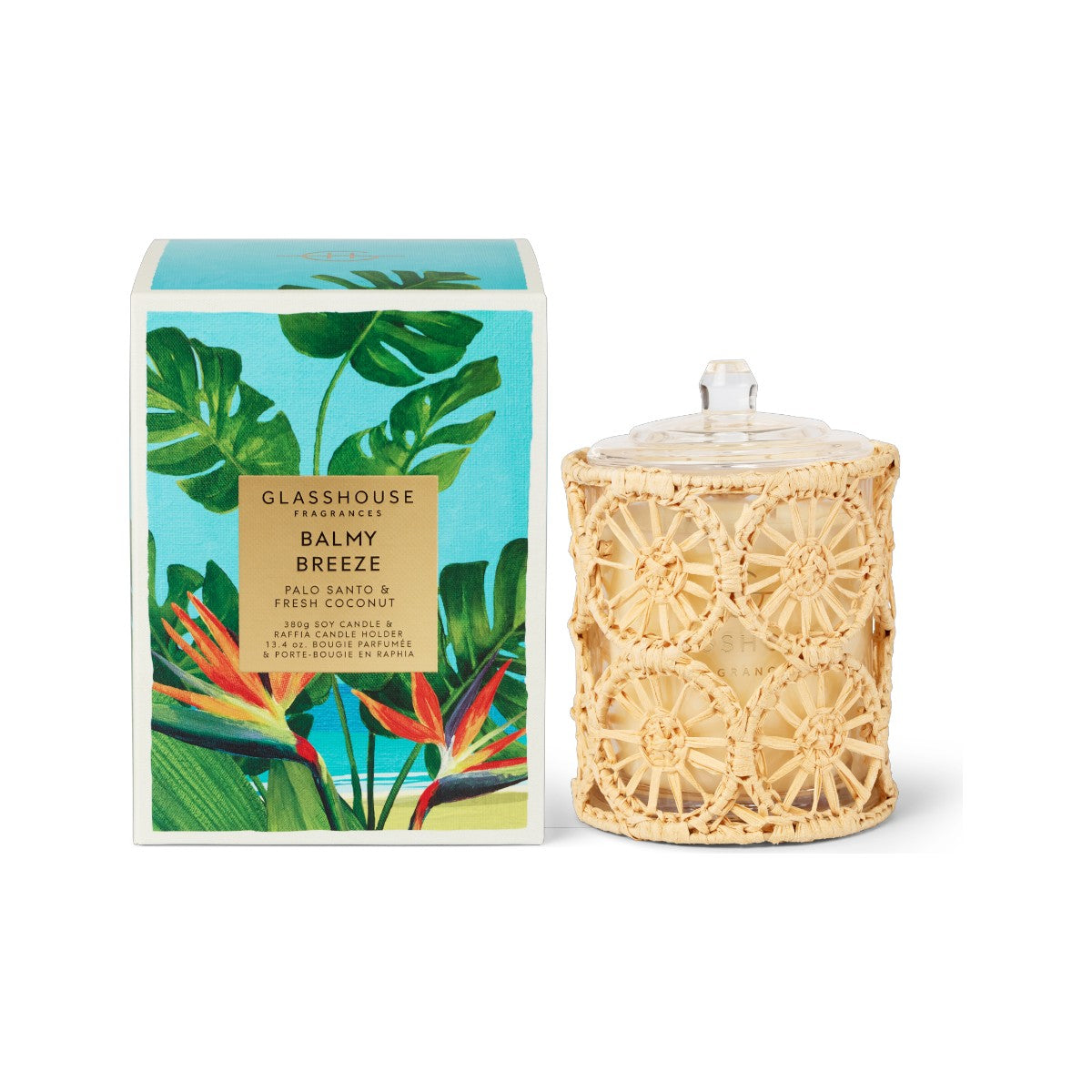 Glasshouse Fragrances Balmy Breeze Candle 380g Limited Edition | Minimax