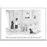 The New Yorker It's Either Me or the Cat Hard Magnet | Minimax