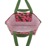 Kollab Shopper Tote Coral Canopy | Minimax - inside