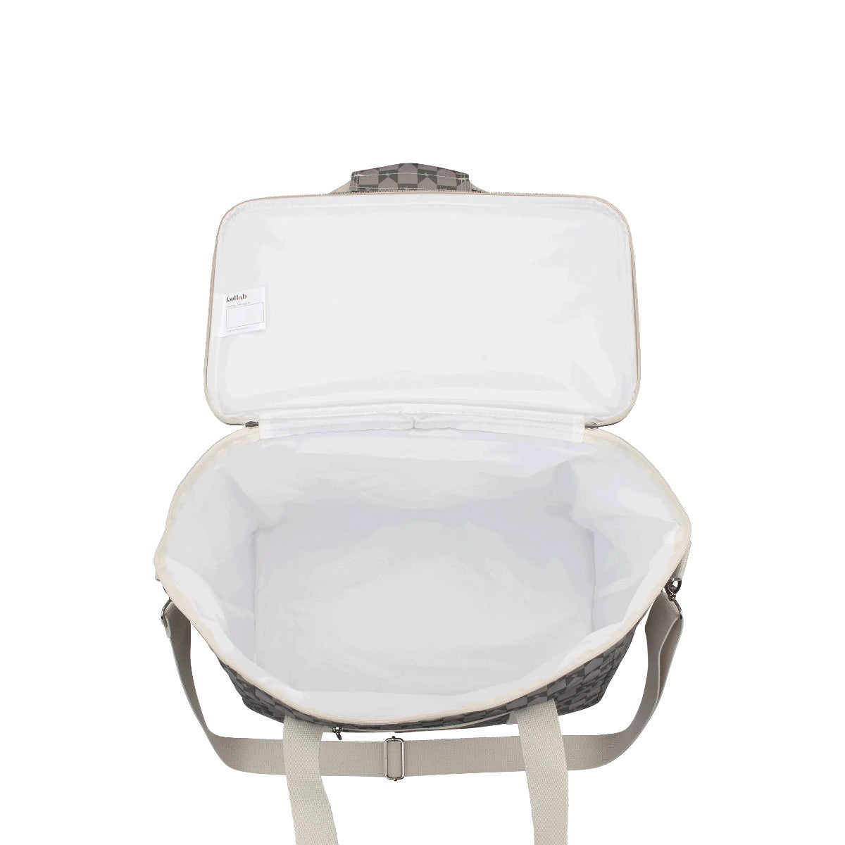 Kollab x Karen Walker Mini Cooler Sage Monogram | Minimax - inside view
