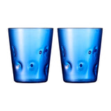 Casero Dot Tumbler Blue 370ml (Set of 2) | Minimax