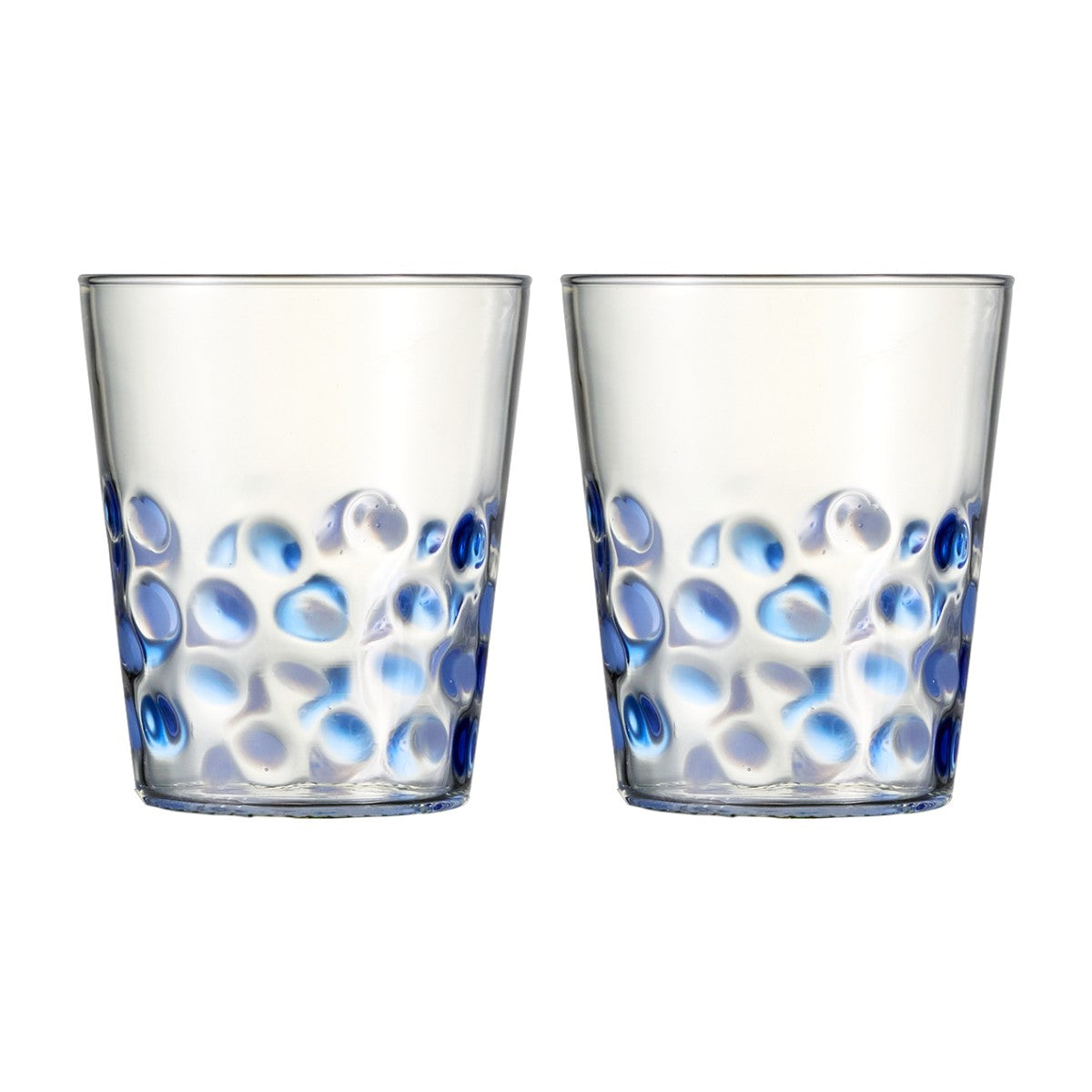 Casero Dapple Tumbler Blue 370ml (Set of 2) | Minimax