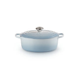 Le Creuset Signature Cast Iron Oval Casserole Coastal Blue 27cm | Minimax