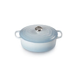 Le Creuset Signature Cast Iron Oval Casserole Coastal Blue 27cm | Minimax