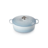 Le Creuset Signature Cast Iron Oval Casserole Coastal Blue 27cm | Minimax