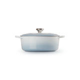 Le Creuset Signature Cast Iron Oval Casserole Coastal Blue 27cm | Minimax