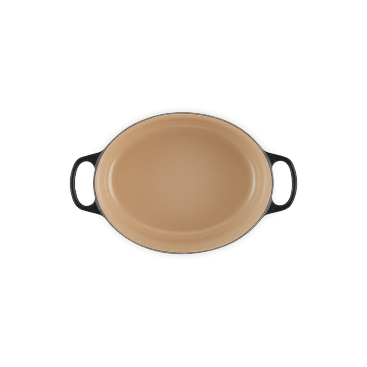 Le Creuset Signature Cast Iron Oval Casserole Satin Black 27cm