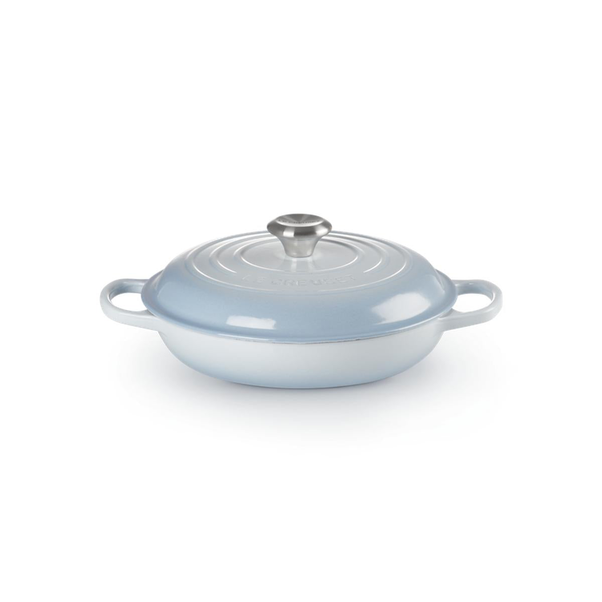 Le Creuset Signature Shallow Casserole Coastal Blue 26cm