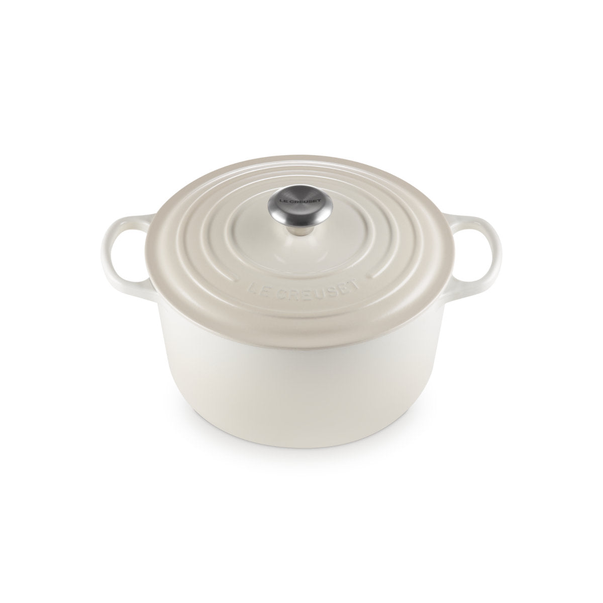 Le Creuset Signature Deep Casserole Meringue 26cm | Minimax