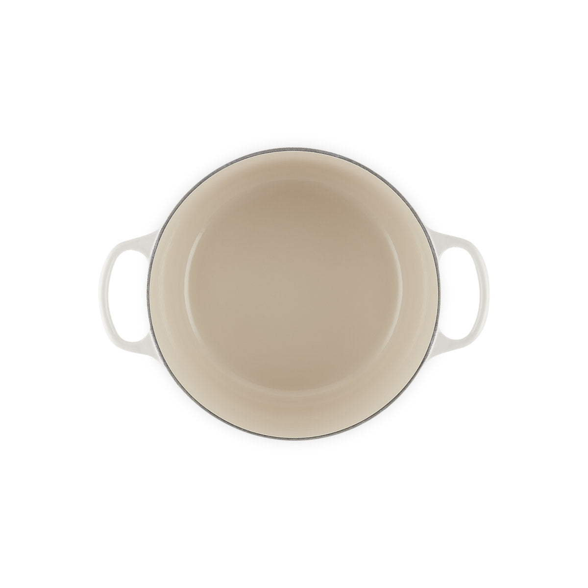 Le Creuset Signature Deep Casserole Meringue 26cm | Minimax