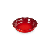Le Creuset Stoneware Heritage Fluted Pie Dish Cerise 23cm | Minimax