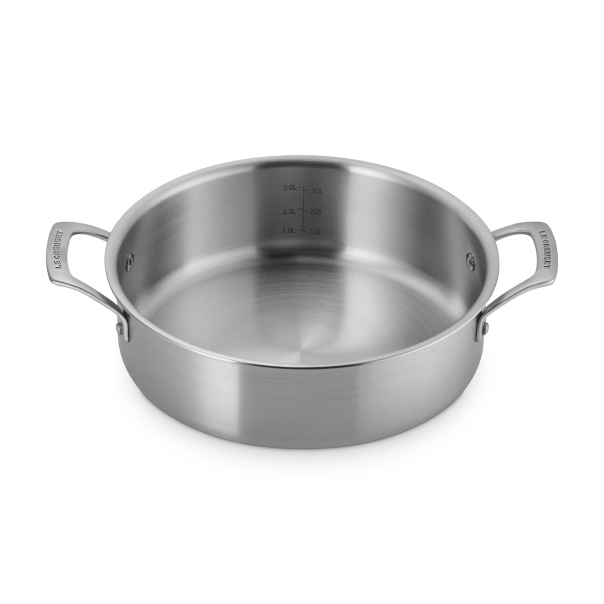 Le Creuset Essential 3-ply Stainless Steel Sauteuse 24cm | Minimax