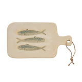 Assemble Riva Ceramic Paddle Ivory/Blue 19x35cm | Minimax