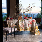 Tessitura Toscana Telerie Grifola linen Tablecloth Mushroom 170x270cm