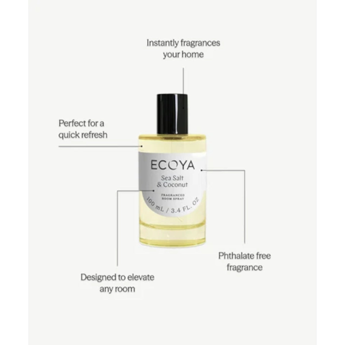 Ecoya Sea Salt & Coconut Room Spray 100ml