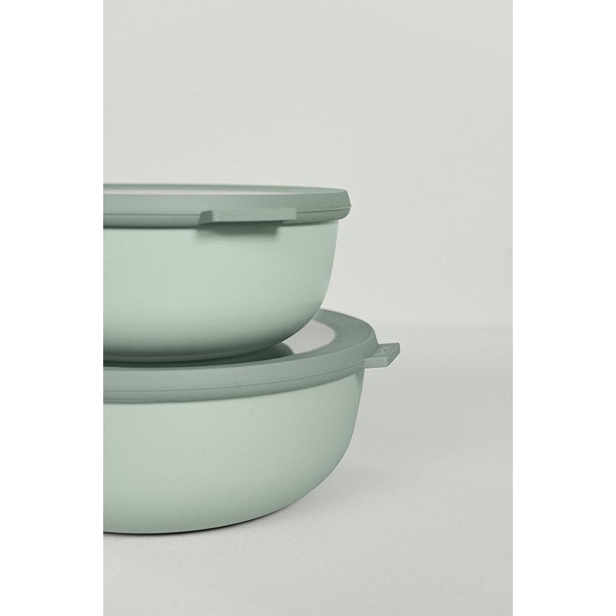 Mepal Cirqula Round Set of 3 (500ml+1000ml+2000ml) - Nordic White