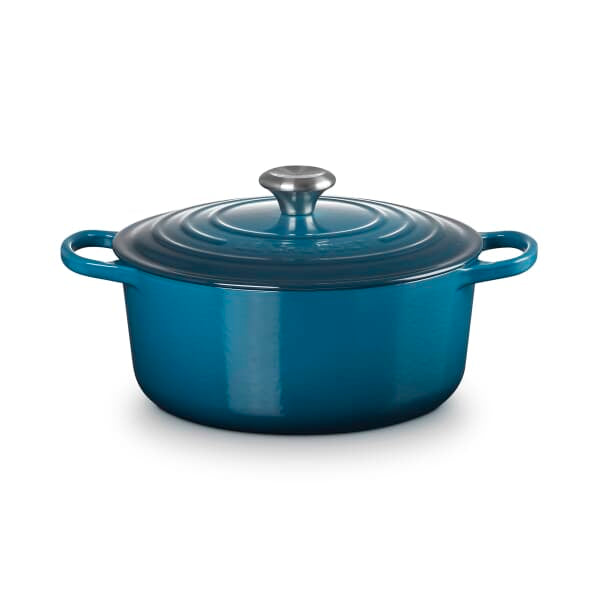 Le Creuset Signature Casserole Deep Teal 26cm | Minimax