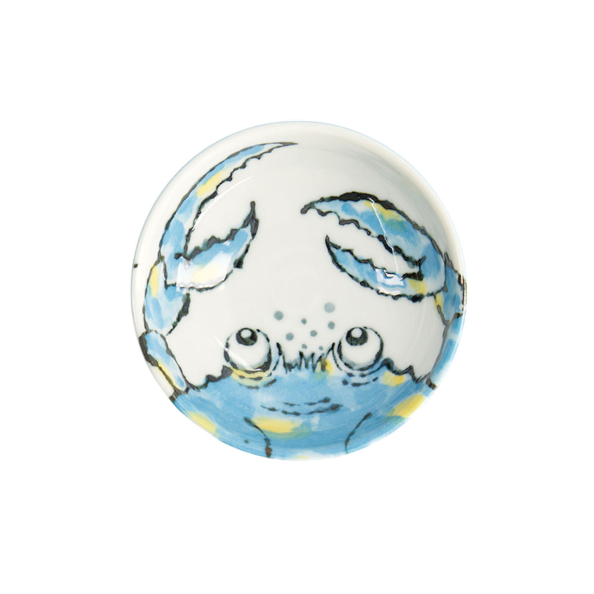 Tokyo Design Seafood Dish Crab Light Blue 9.5 x 3cm