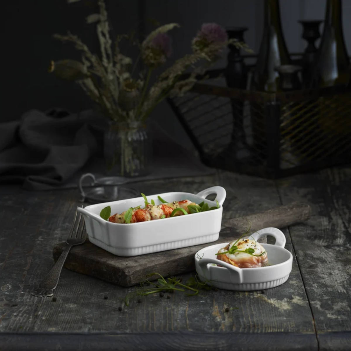 Pillivuyt Toulouse Rectangular Lasagne Dish White 29x24cm