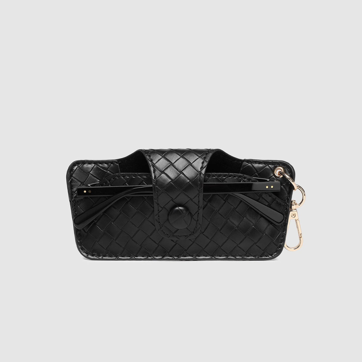 Louenhide Skittle Sunglass Case Woven Black | Minimax