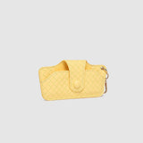 Louenhide Skittle Sunglass Case Woven Butter Yellow | Minimax