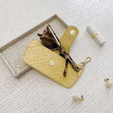 Louenhide Skittle Sunglass Case Woven Butter Yellow | Minimax