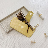 Louenhide Skittle Sunglass Case Woven Butter Yellow | Minimax