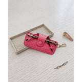 Louenhide Skittle Sunglass Case Woven Hot Pink | Minimax