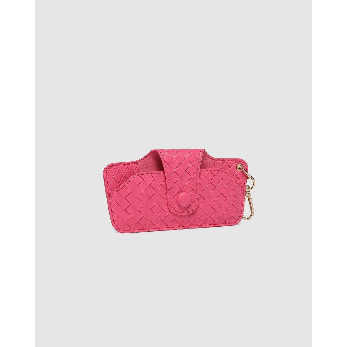 Louenhide Skittle Sunglass Case Woven Hot Pink | Minimax
