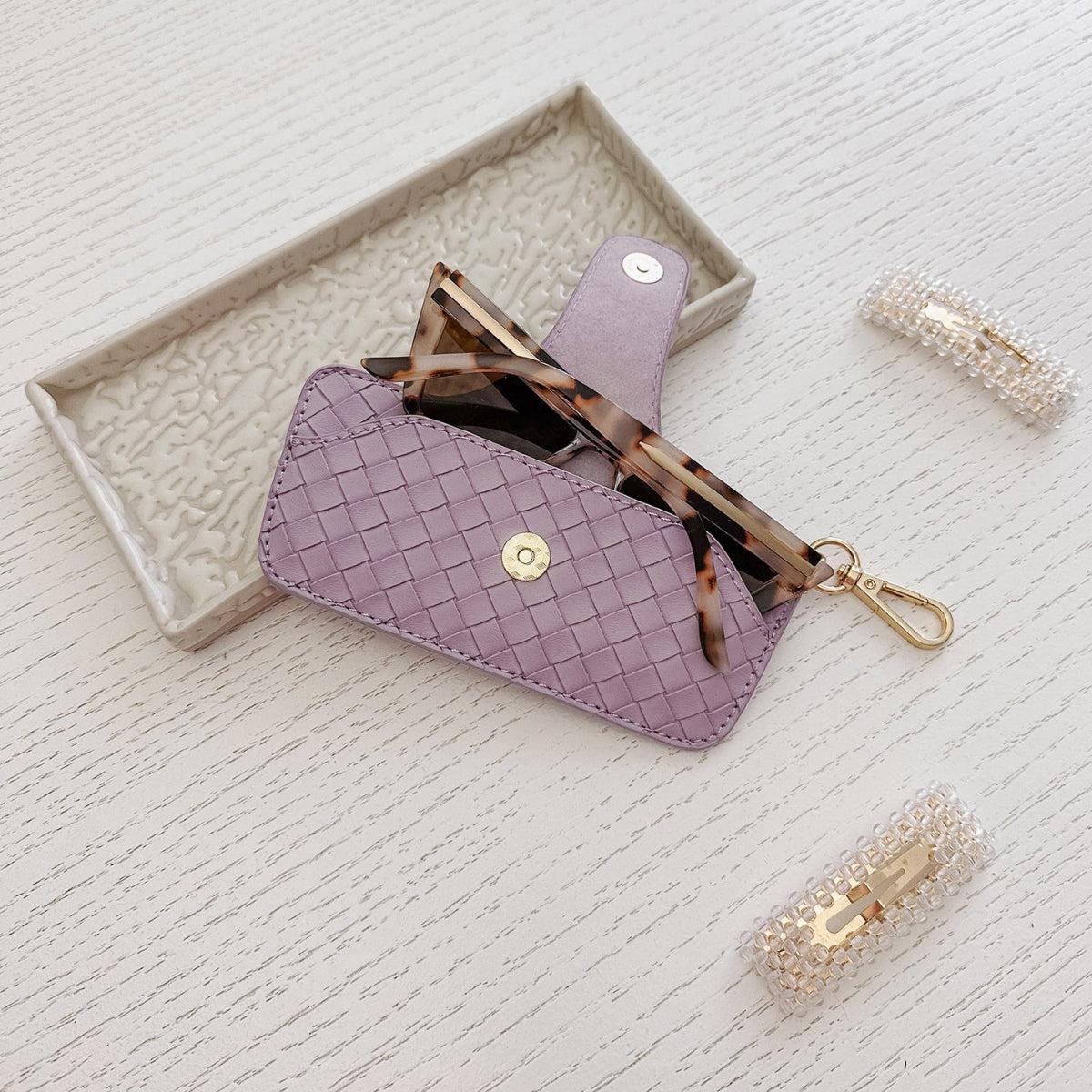 Louenhide Skittle Sunglass Case Woven Lilac | Minimax