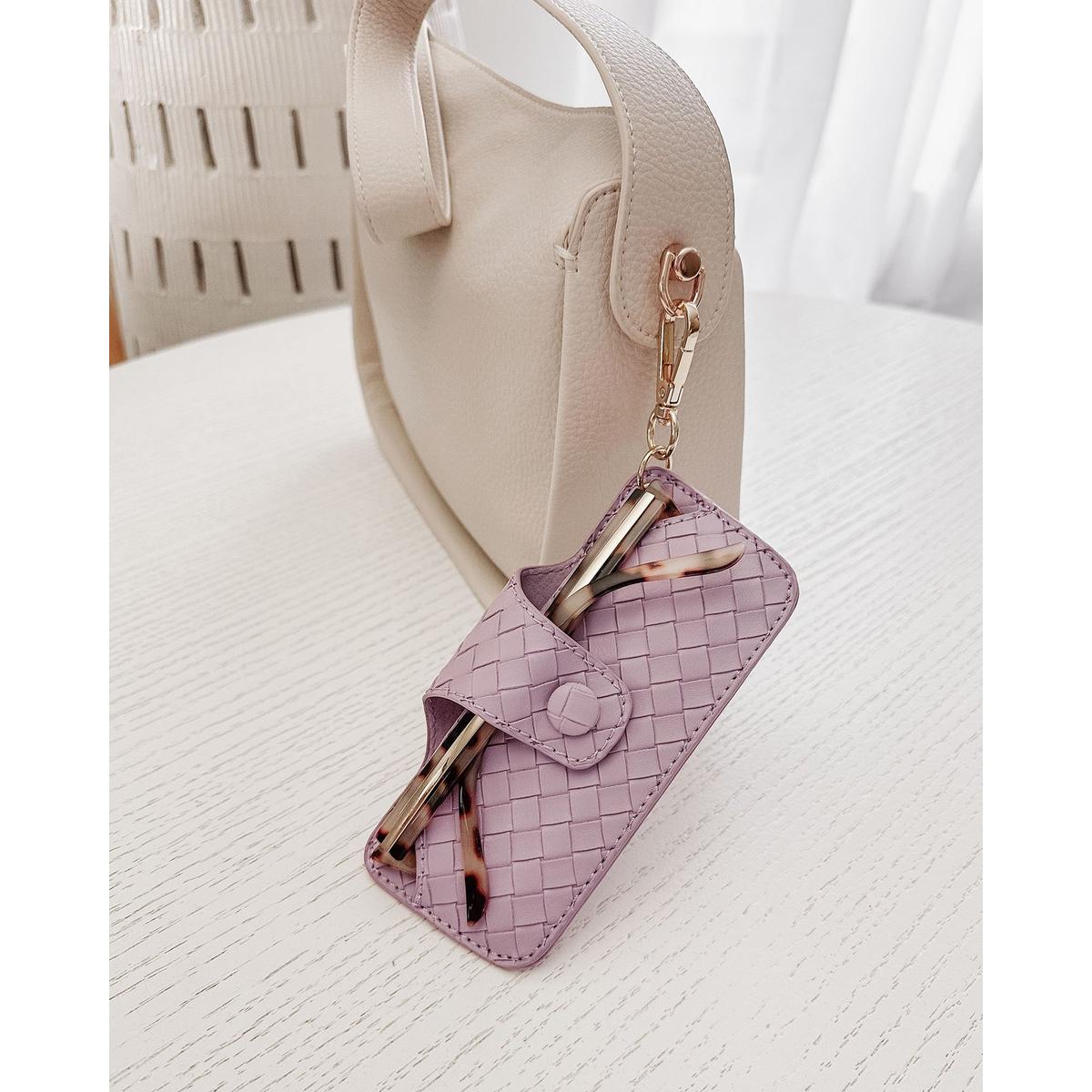 Louenhide Skittle Sunglass Case Woven Lilac | Minimax