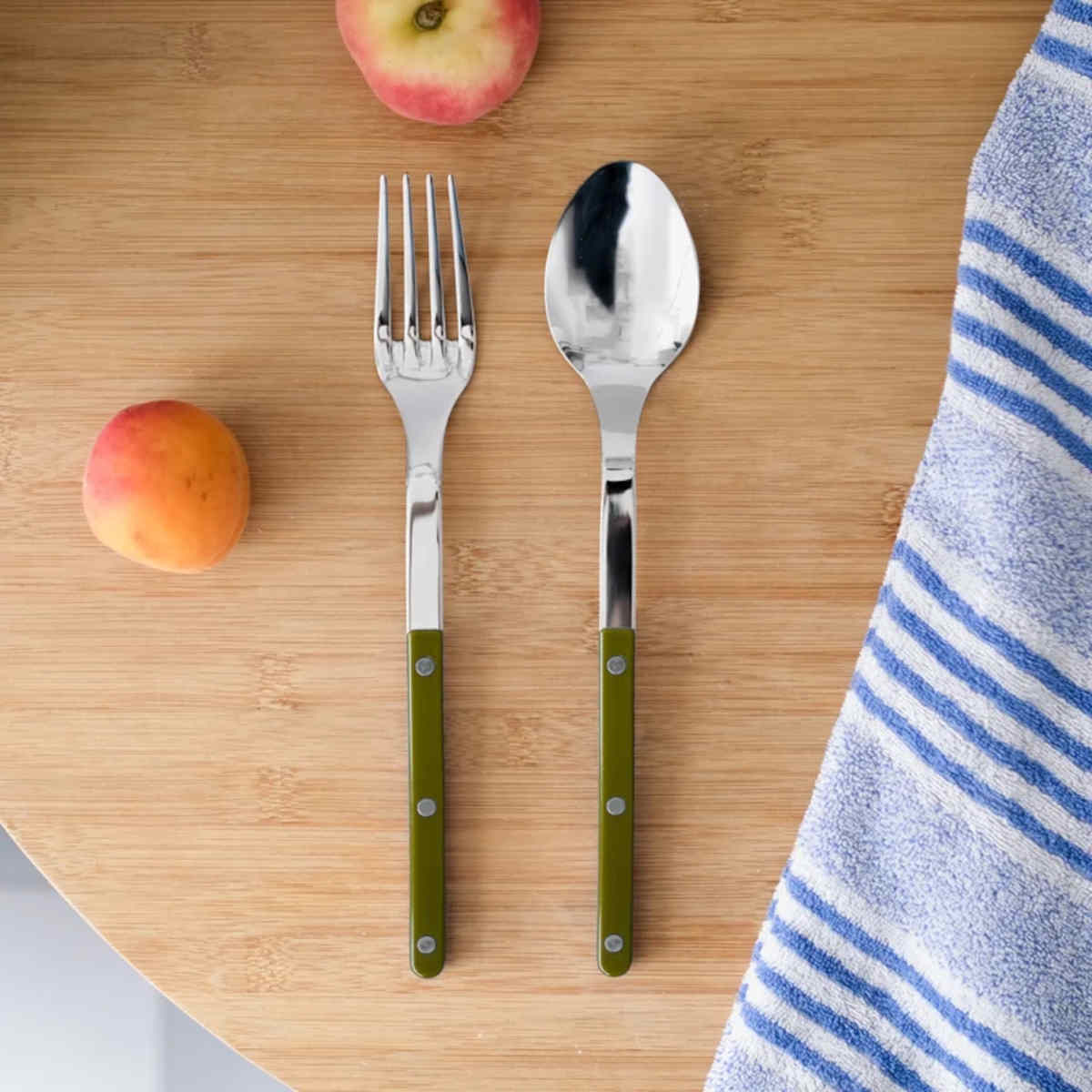 Sabre Paris Bistrot Solid Serving Set Green Fern | Minimax