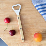 Sabre Bistrot Solid Bottle Opener Ivory 16cm | Minimax
