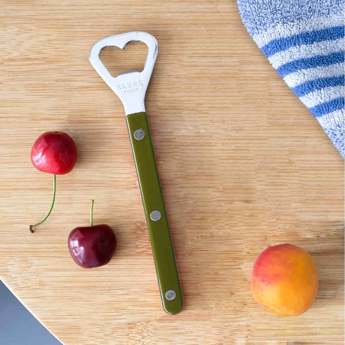 Sabre Paris BIistrot Solid Bottle Opener Green Fern | Minimax
