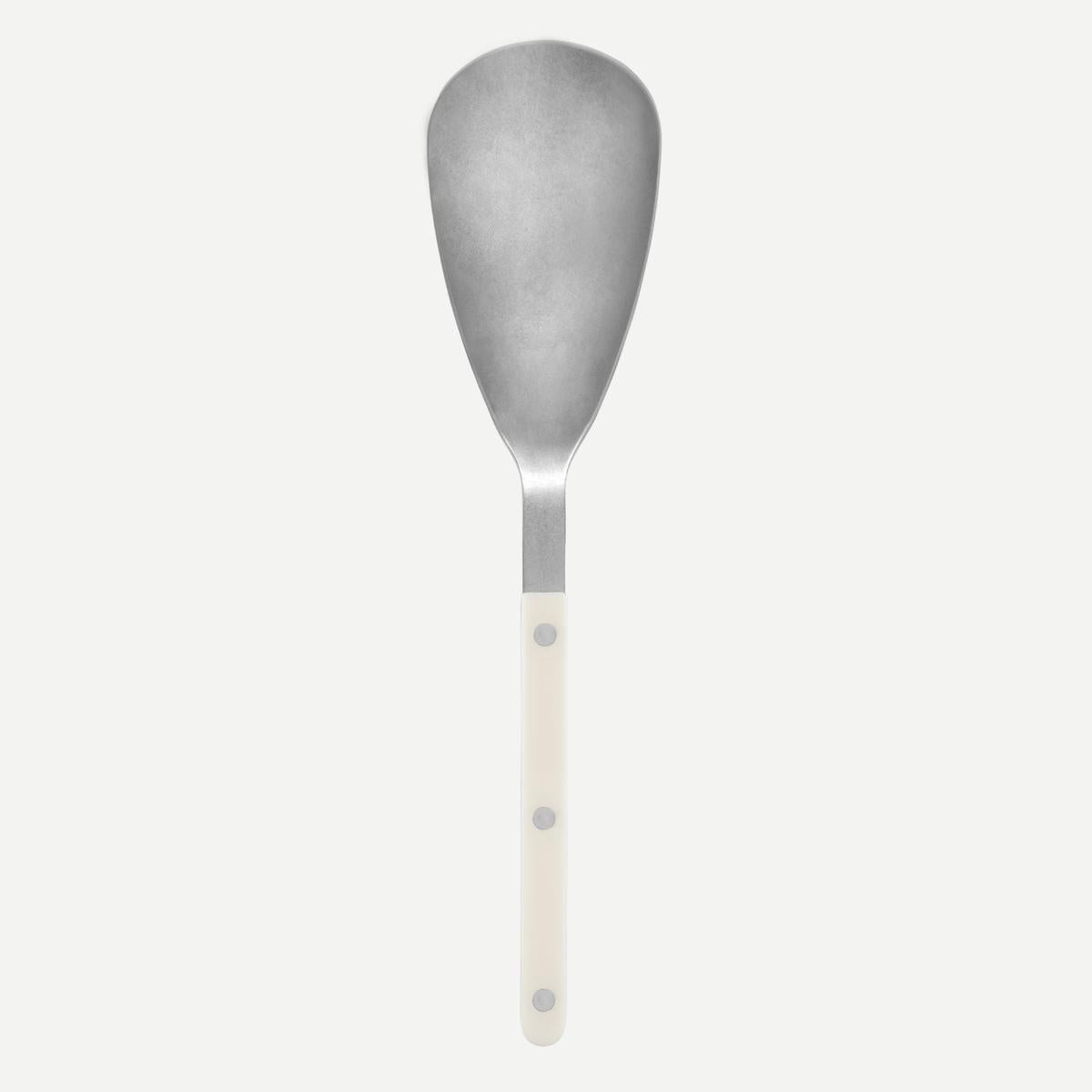 Sabre Bistrot Solid Rice Spoon Ivory 26cm | Minimax